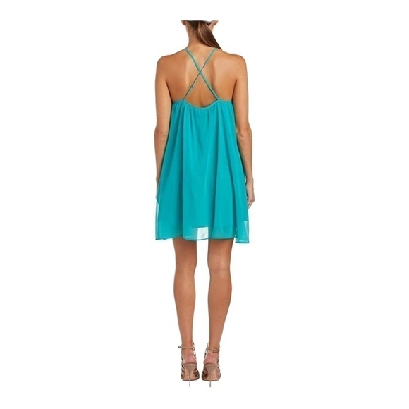 Jack by BB Dakota Women's Nanna Dress- emerald green - Picture 2 of 12